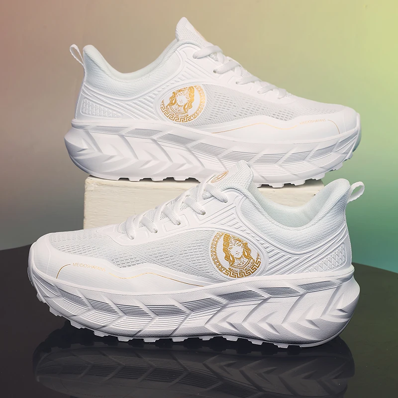 MEIDOSHAFANSI/美杜沙梵斯夏季透气厚底增高时尚运动休闲鞋DF-605