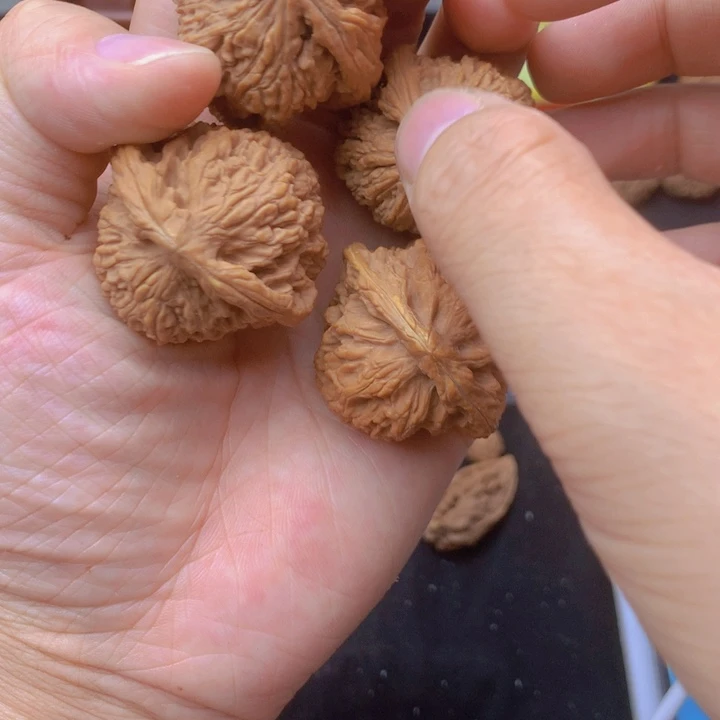 唯****文玩核桃把件两对南疆石 瑕疵不退不换