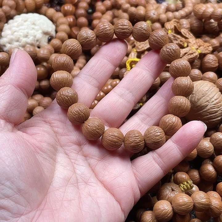 手串猴头核桃1.3同尺磨盘风羽