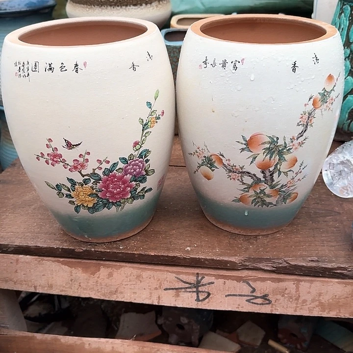 红陶微瑕花盆处理来啦