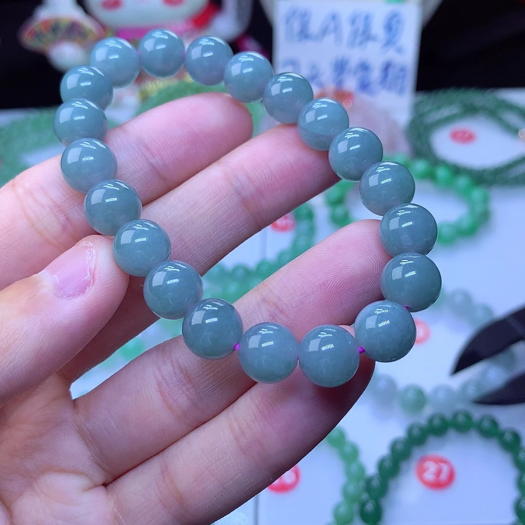 翡翠毛衣链未镶嵌