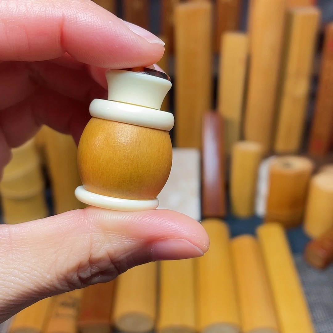 竹天然的葫芦做的小吊坠