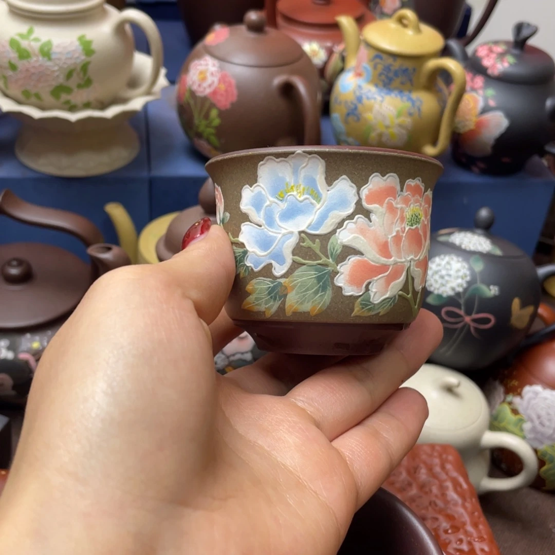 紫砂茶杯紫砂主人杯100cc