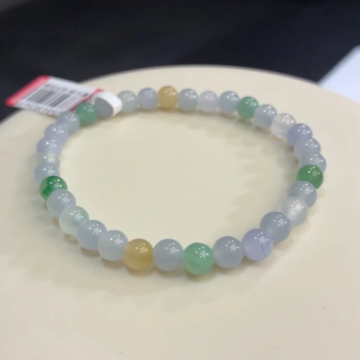 翡翠未镶嵌手链卡5.6