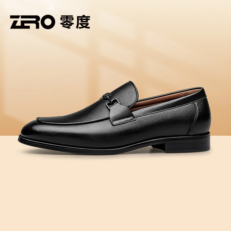 【零度经典】时尚男鞋舒适内外牛皮鞋2025新款防滑正装鞋通勤牛津鞋