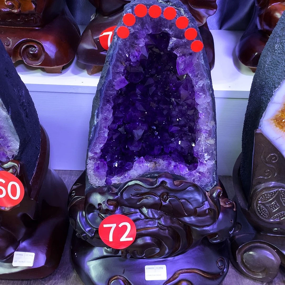 未镶嵌大型摆件（非配饰）紫晶