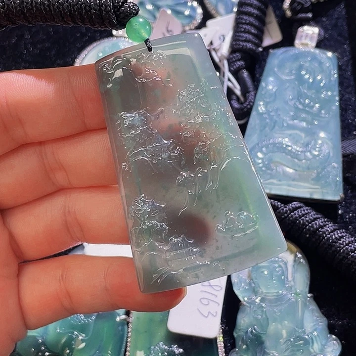 翡翠颈饰未镶嵌68，