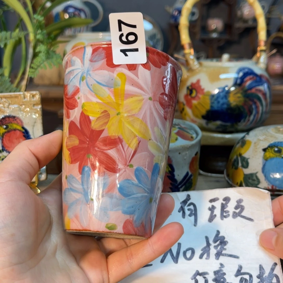 杯素浅陶瓷手工手绘