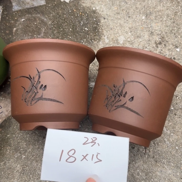 紫砂花盆特价清仓