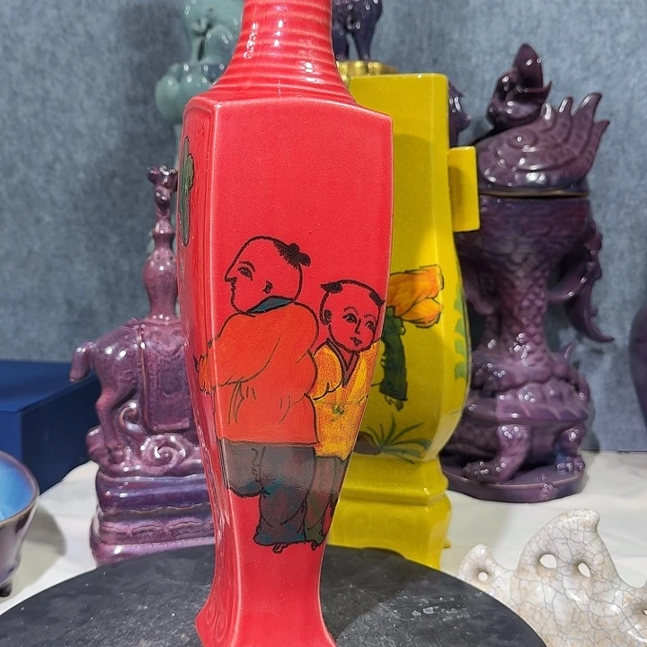 陶摆件柴瓷瓷器瓷器瓷器