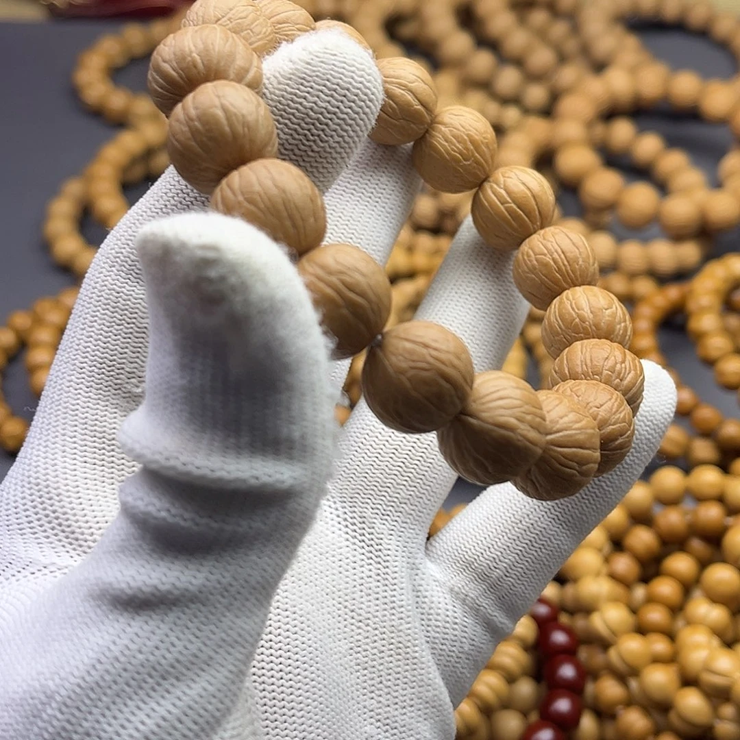 @***学手串猴头核桃聚宝盆15全品原色