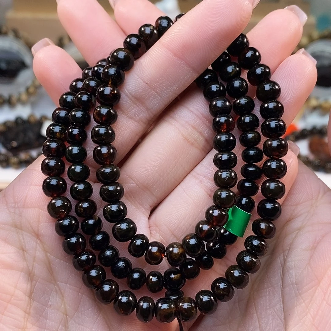 琥珀未镶嵌手链6➕