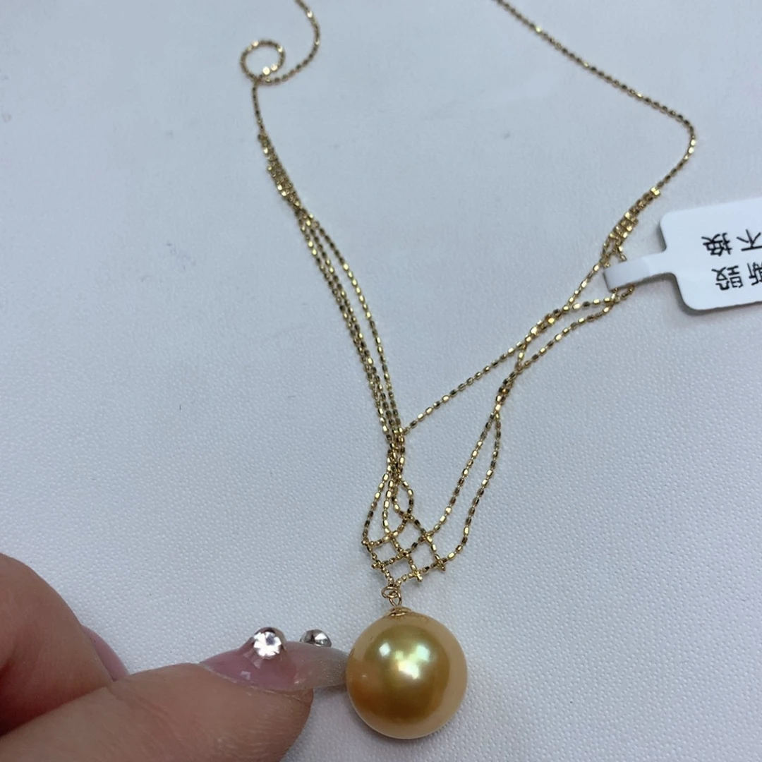 海水珍珠颈饰18K金镶嵌