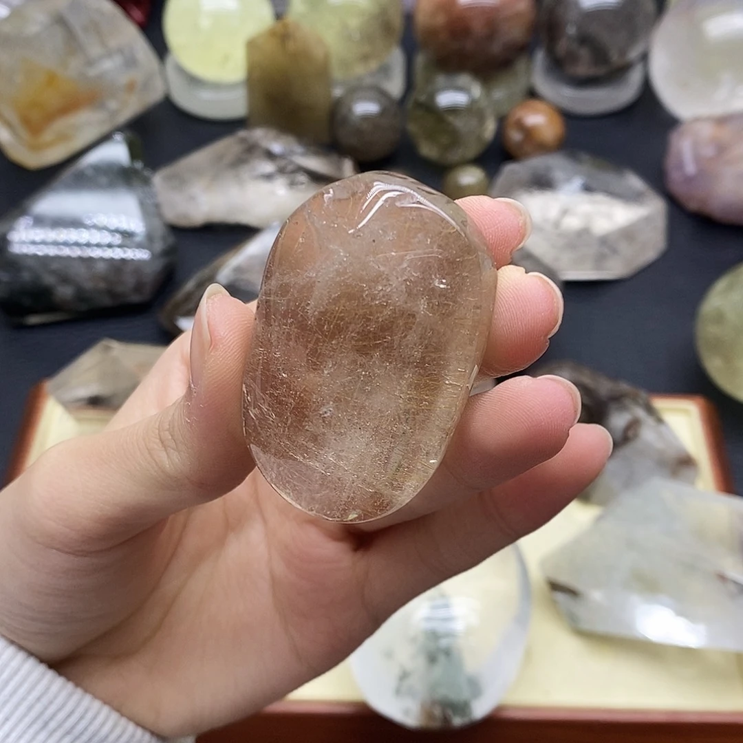 未镶嵌水晶珠宝半成品111水晶石