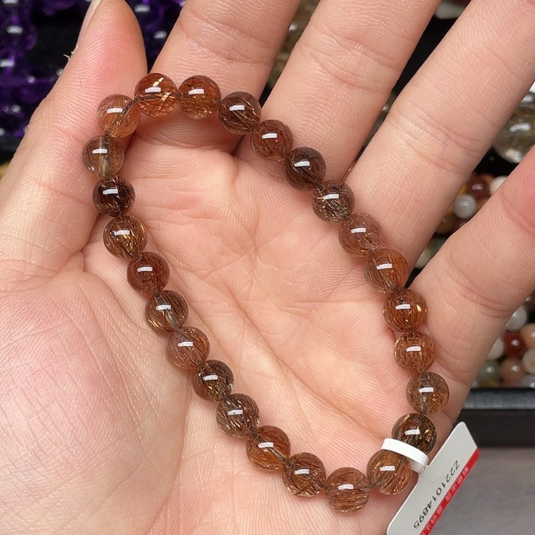 手链水晶未镶嵌黑金超七7.9