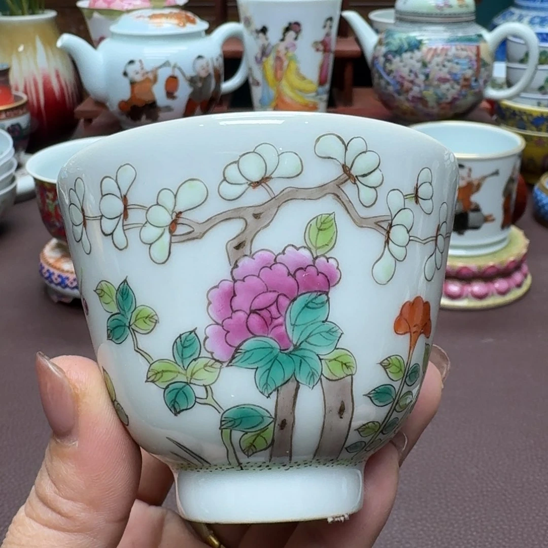 瓷片景德镇仿古手工制作精品展示