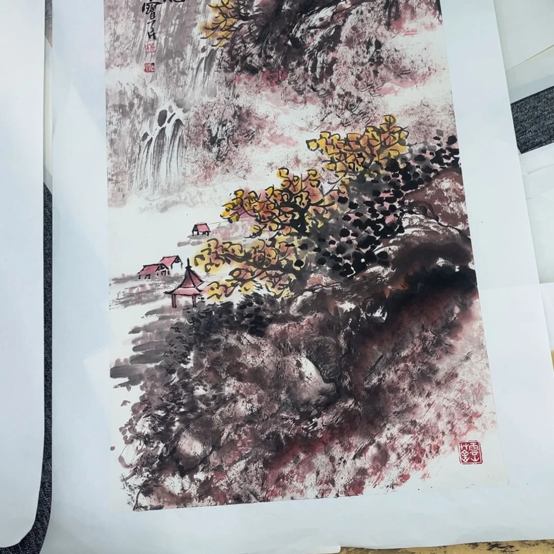 国画化**简绘画杜老师作品100.50