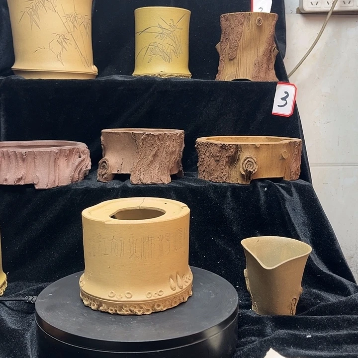 泥塑全手工制作暧茶炉