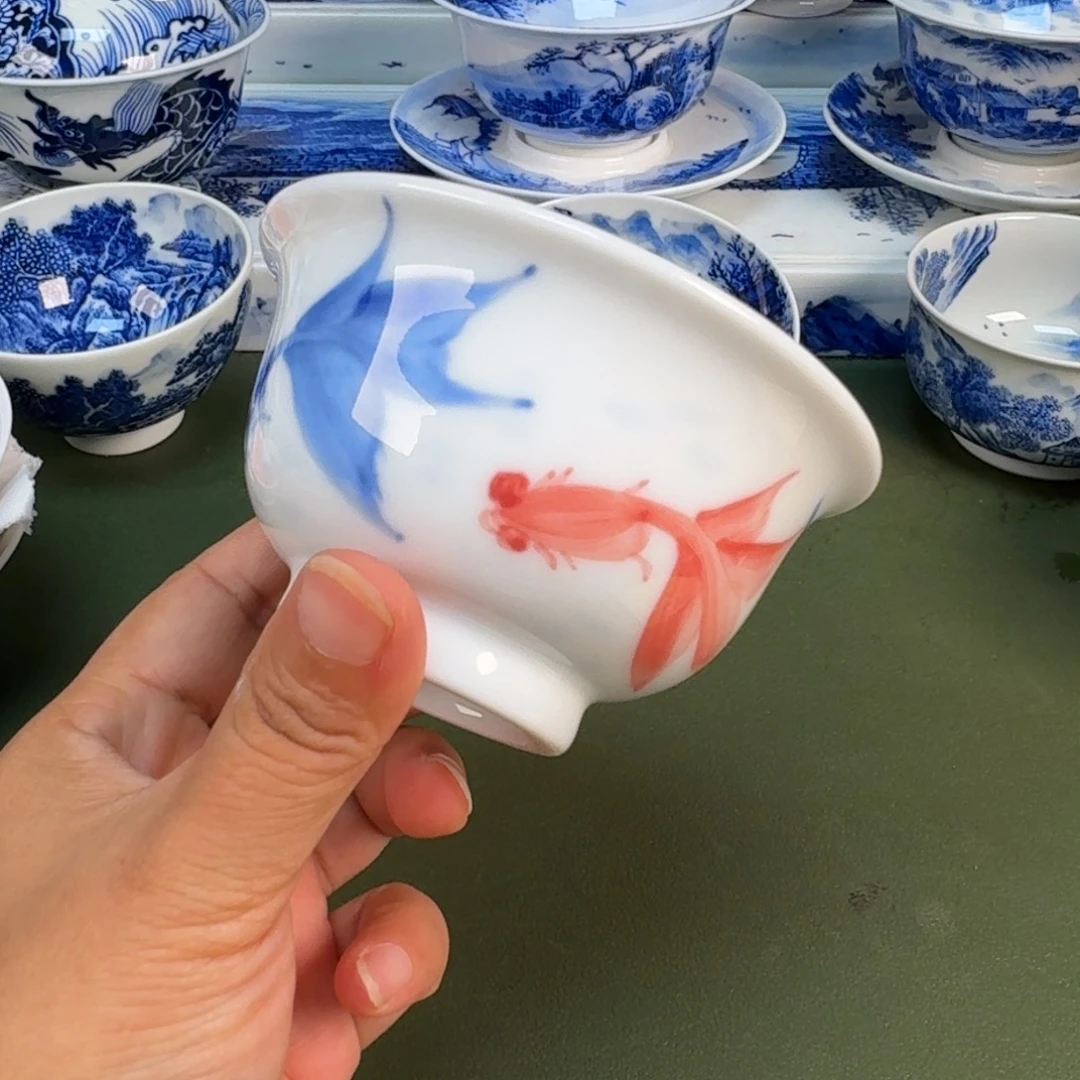 景德镇纯手绘茶具圆圆241