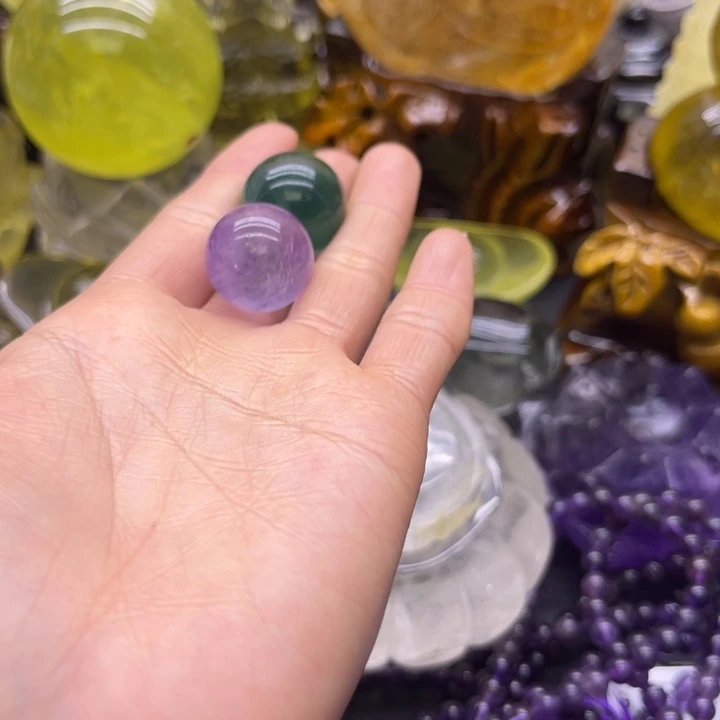 珠宝半成品水晶未镶嵌摆件
