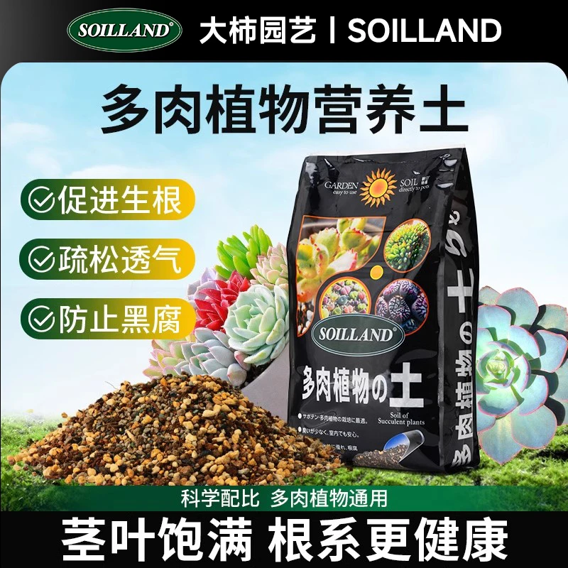 大柿园艺soilland多肉植物专用营养颗粒仙人掌透气