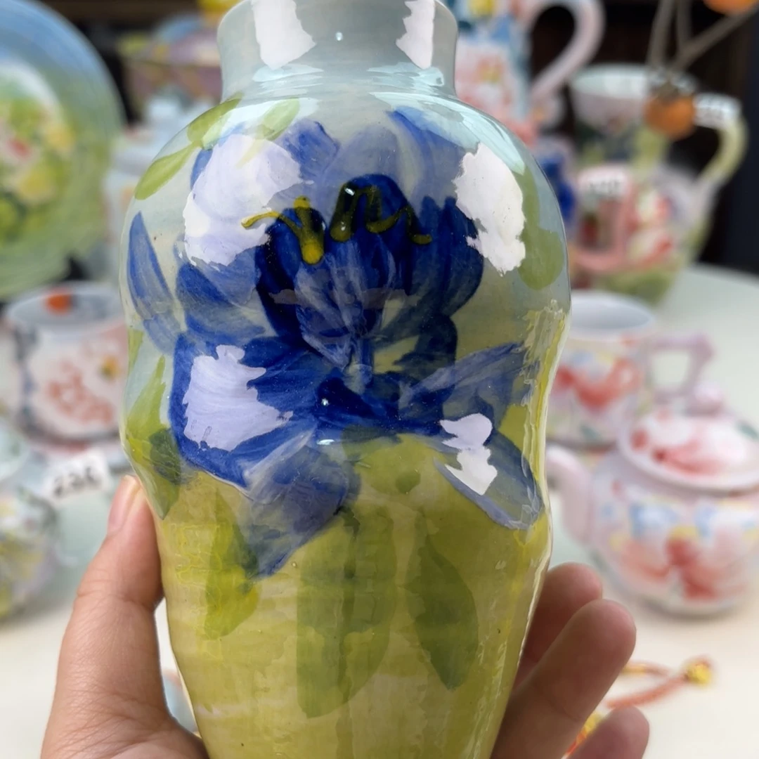 景德镇手绘高温釉下彩陶瓷茶具