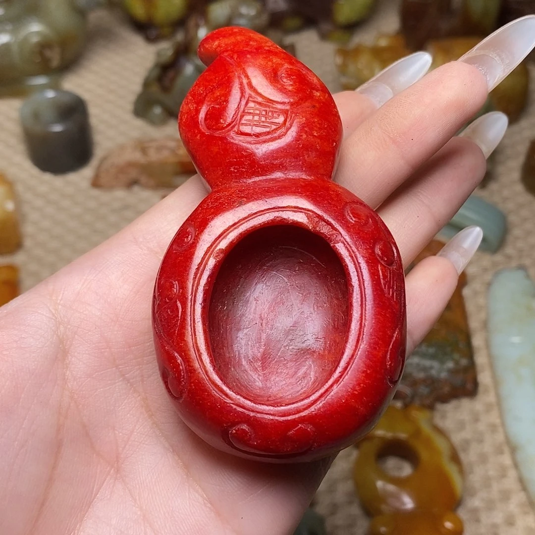 未镶嵌蛇纹石玉颈饰