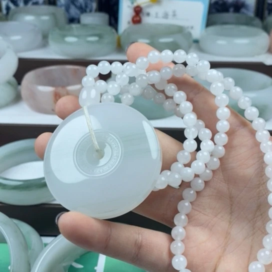 石英质玉（金丝玉）未镶嵌手镯