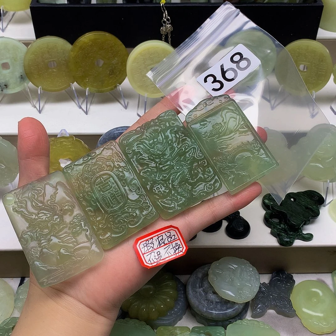 蛇纹石玉颈饰未镶嵌大*淼