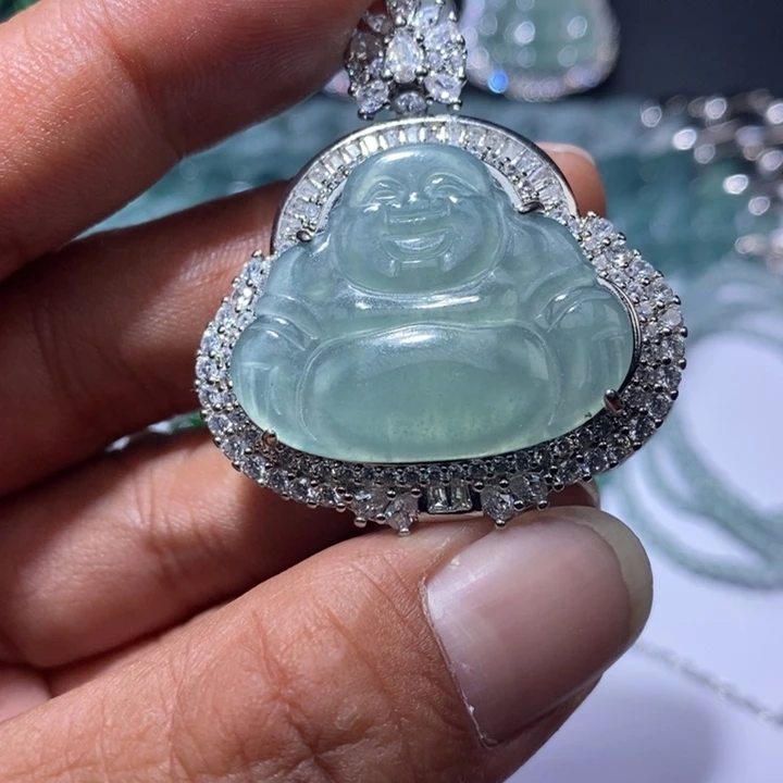 翡翠未镶嵌颈饰天然翡翠