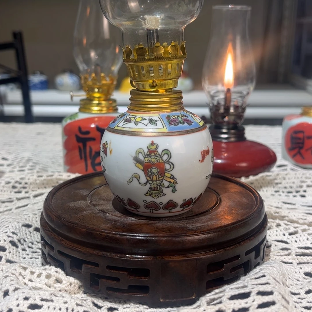 摆件景德镇陶瓷香薰灯