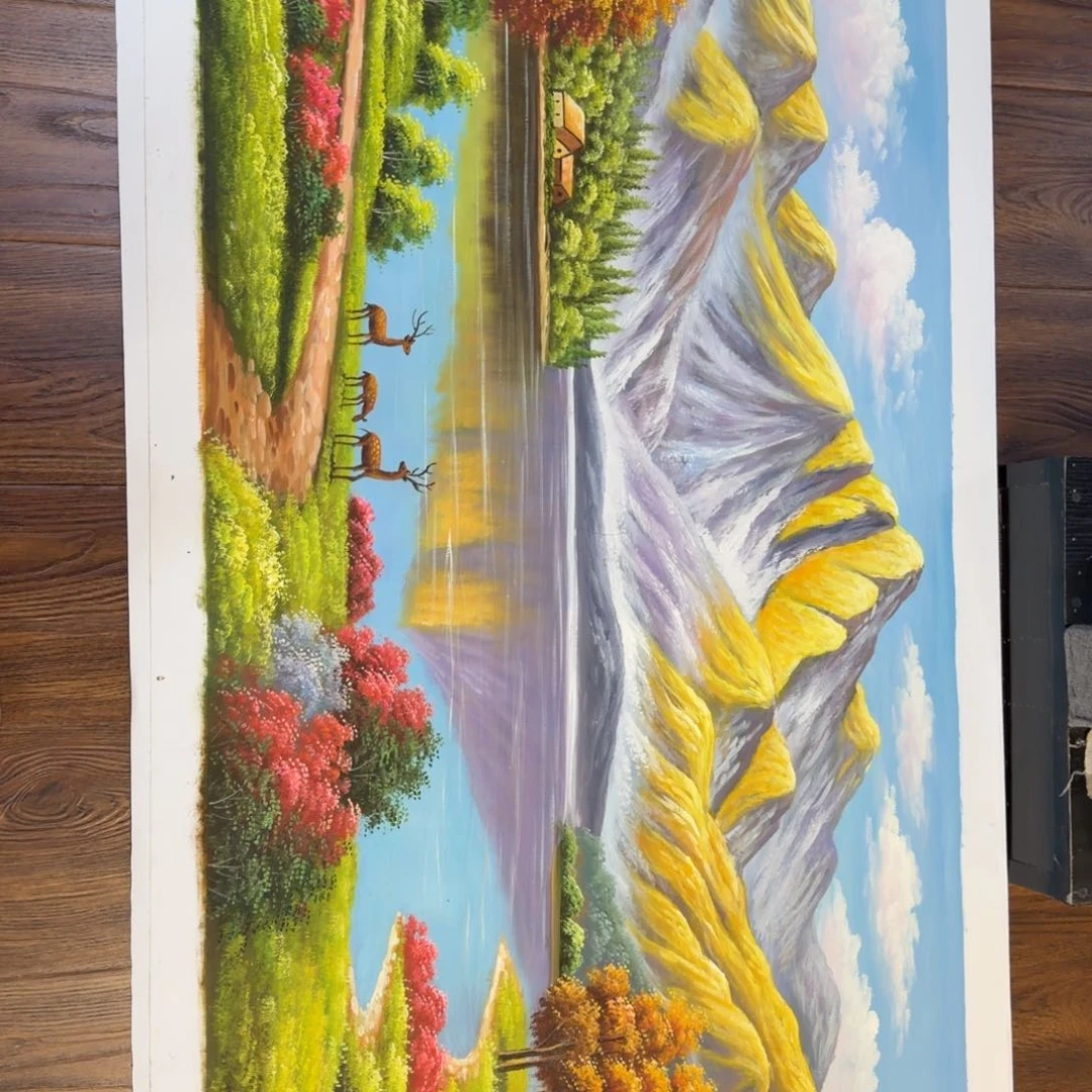 油画在我心里我就是最完美