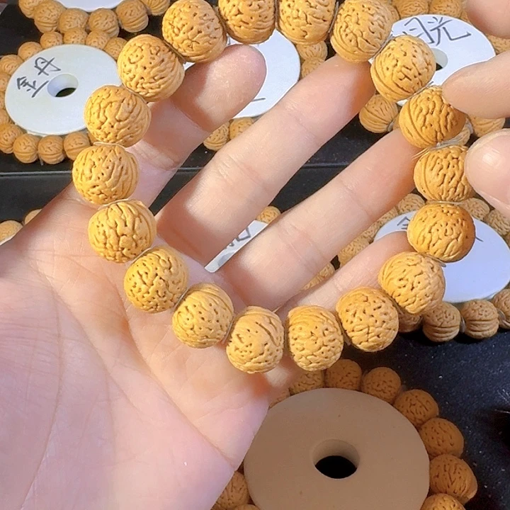 A***晖吊坠桃核南瓜玻璃球桃核