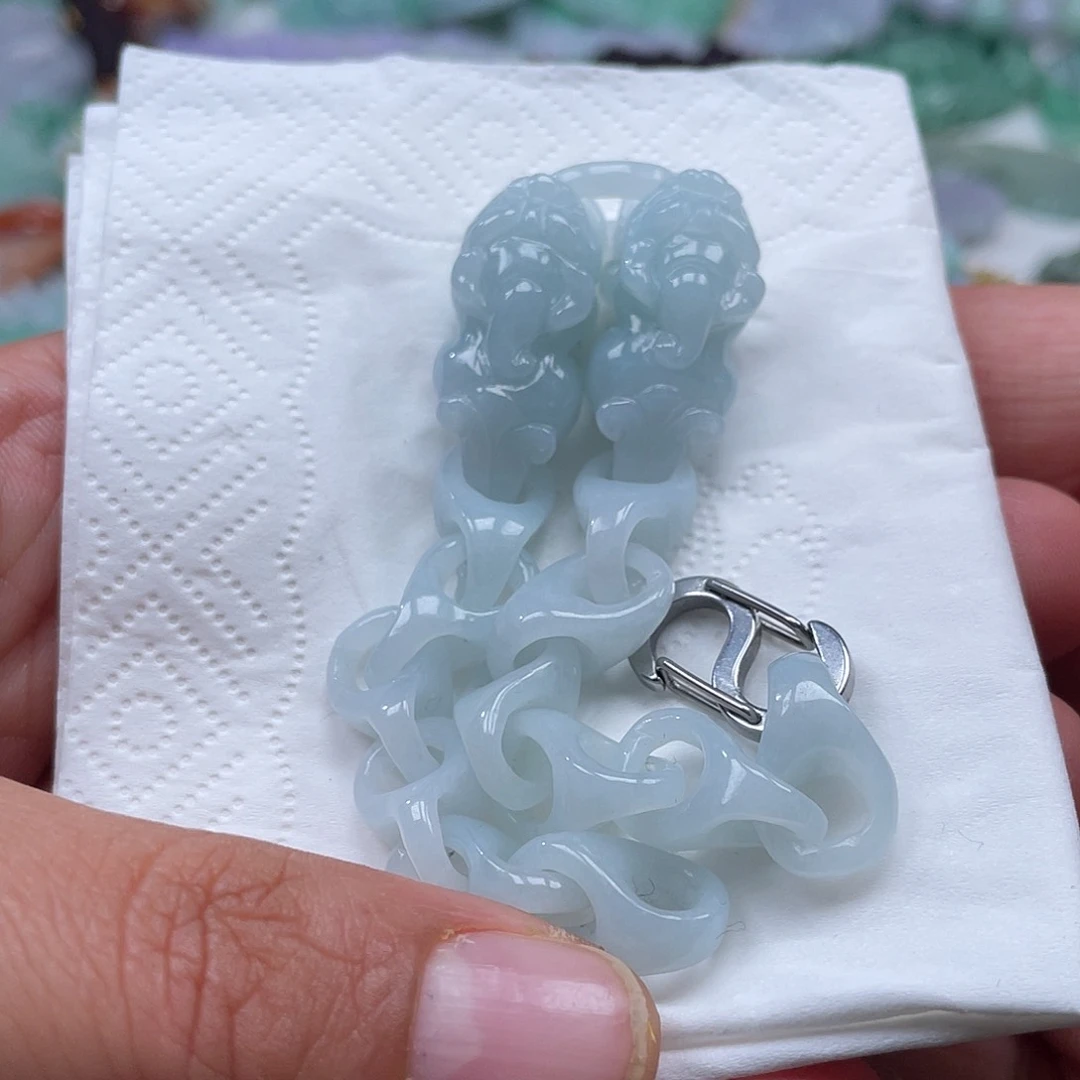 颈饰未镶嵌翡翠翡玉缘翡翠