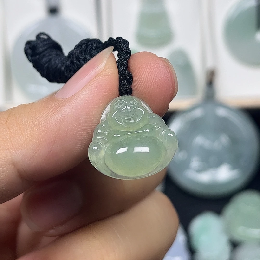 颈饰未镶嵌翡翠缅甸翡翠