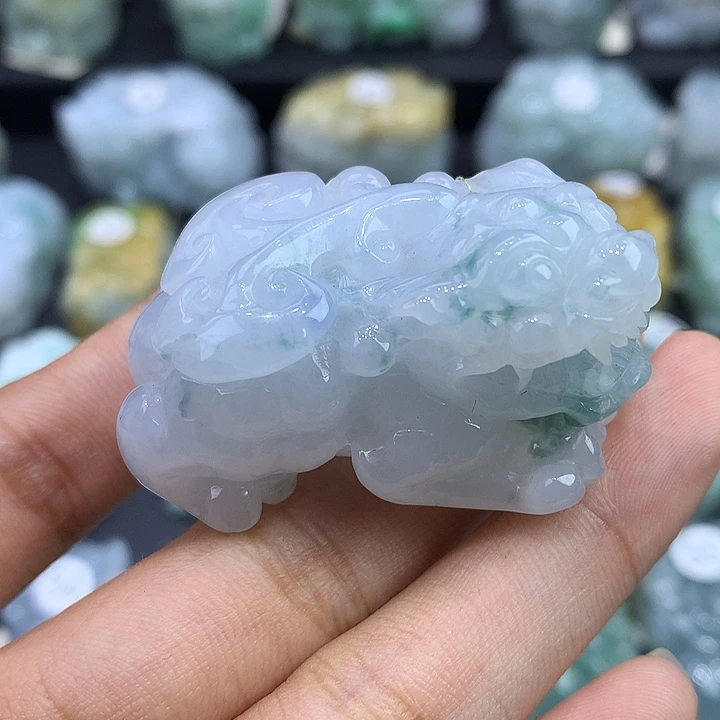 翡翠未镶嵌颈饰天然缅甸翡翠