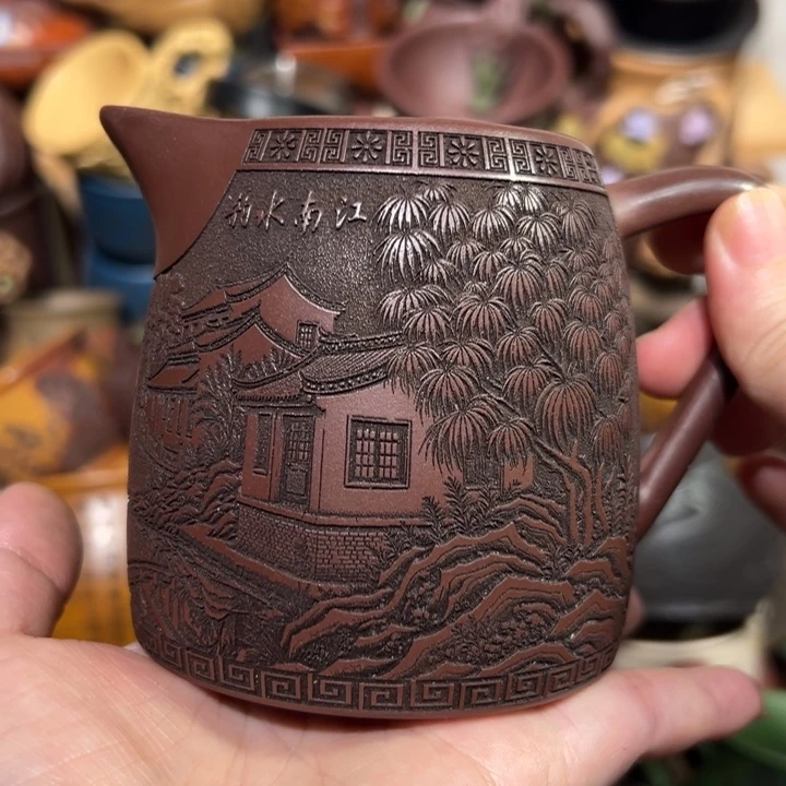 紫砂茶杯宜兴紫砂主人杯