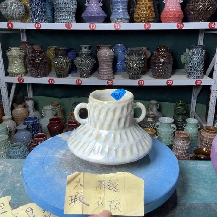 陶景德镇陶瓷花盆花器625