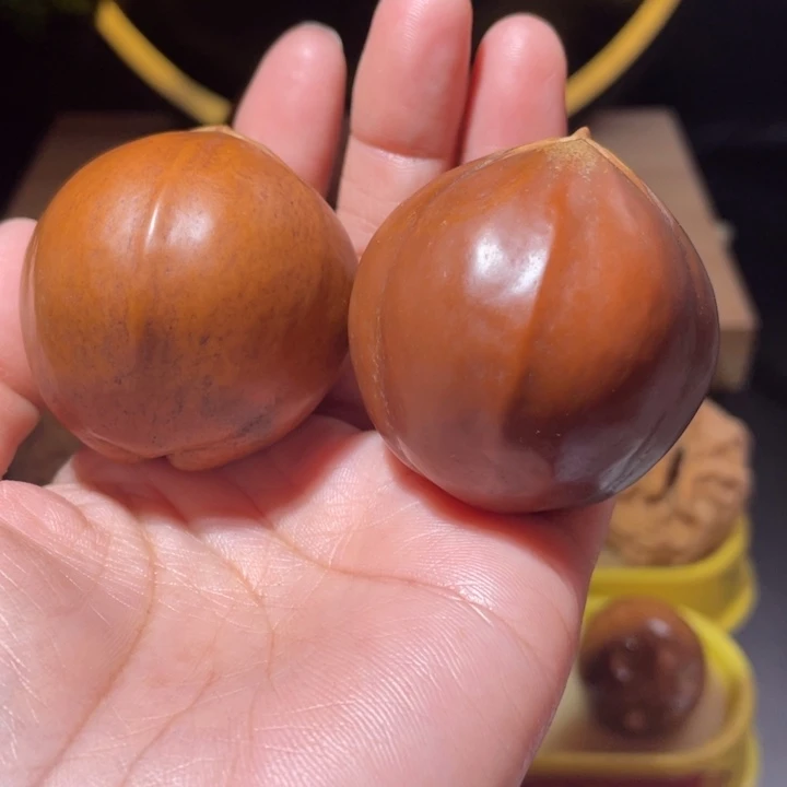 桃核把件蟠桃橄榄核44色差