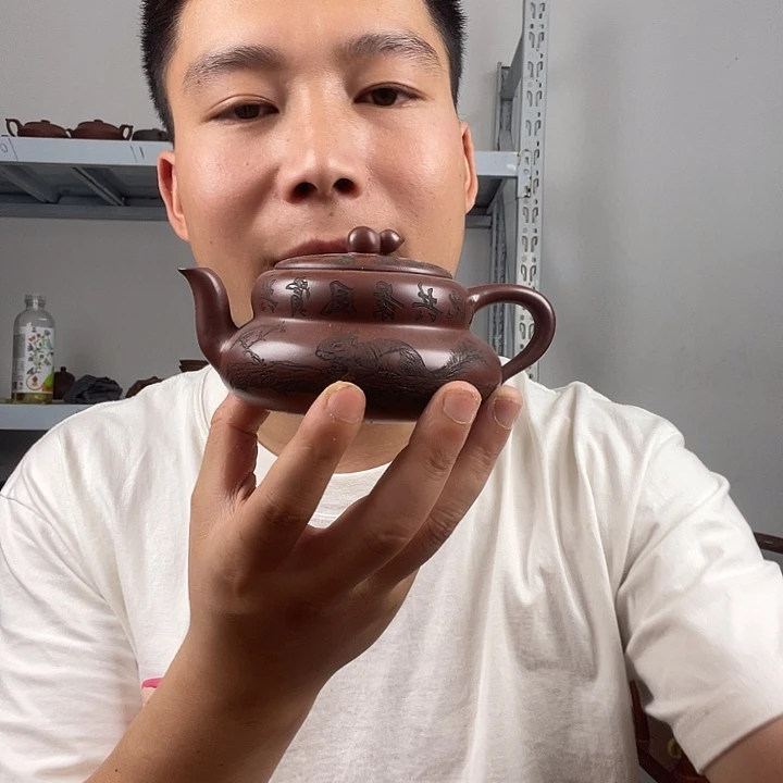 茶壶紫砂正品一把