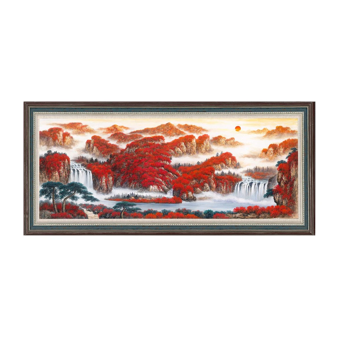 【鸿运当头】  装饰画 油画 客厅 玄关 办公室茶室挂