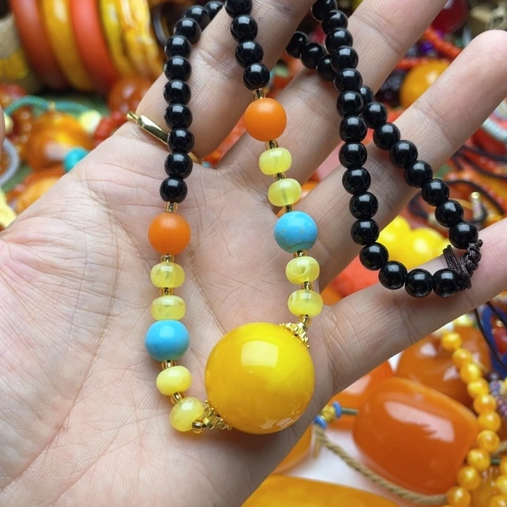树脂制品45号锁骨链