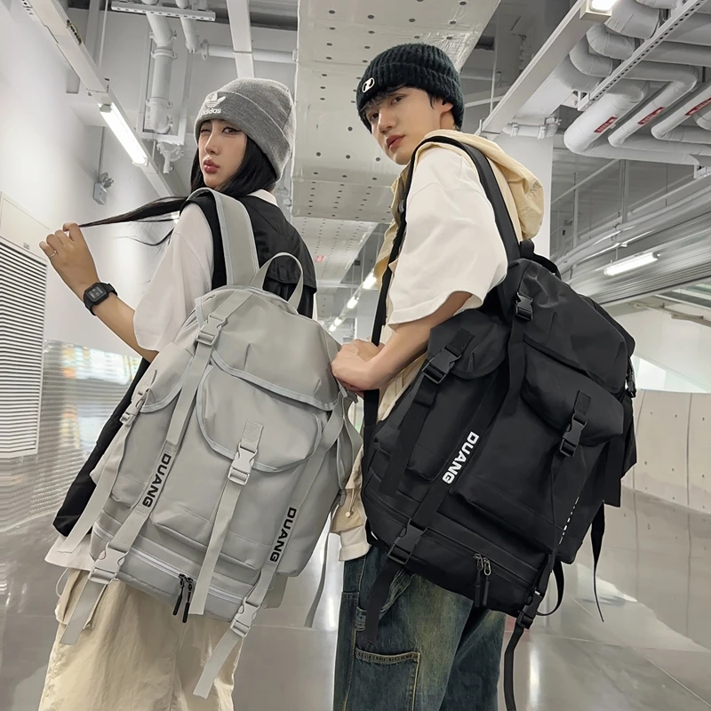 旅行双肩包女旅游轻便登山包2025新款时尚书包大容量户外防水背包