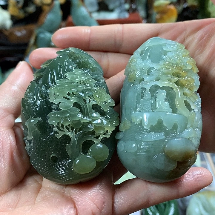 和田玉（糖玉）手把件未镶嵌1****7