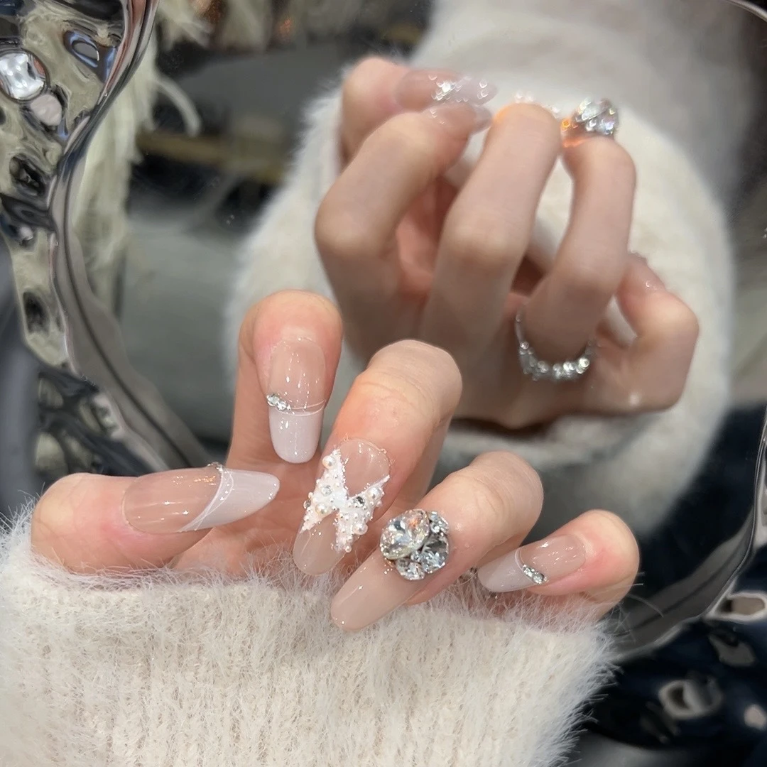 【紫晶梦雨】紫色法式 纯欲 显白 10片