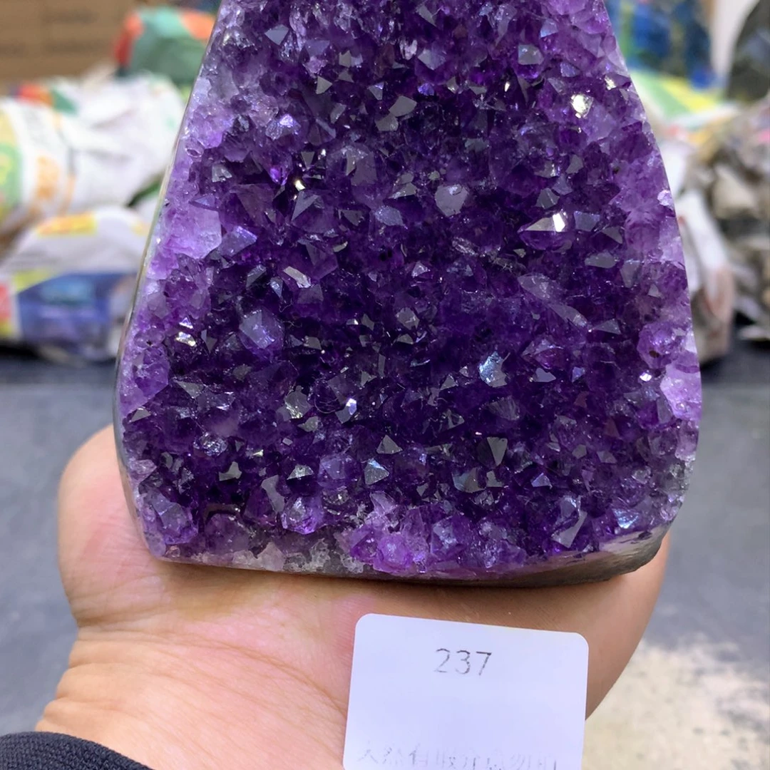 紫晶摆件未镶嵌紫晶237