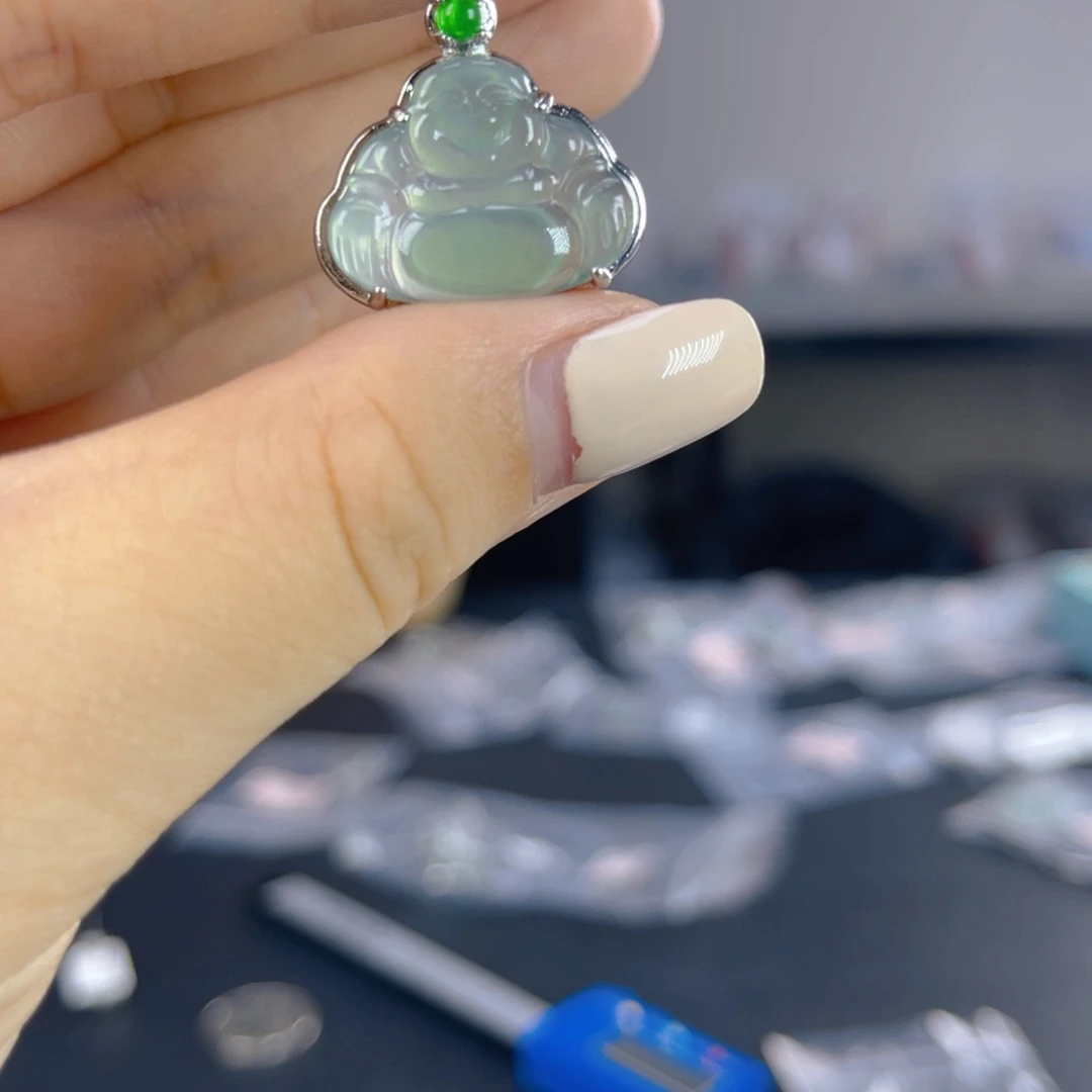 翡翠未镶嵌颈饰天然翡翠A货