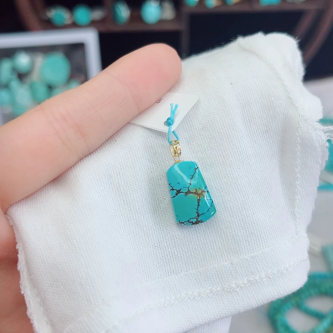 绿松石18K金镶嵌绿松石