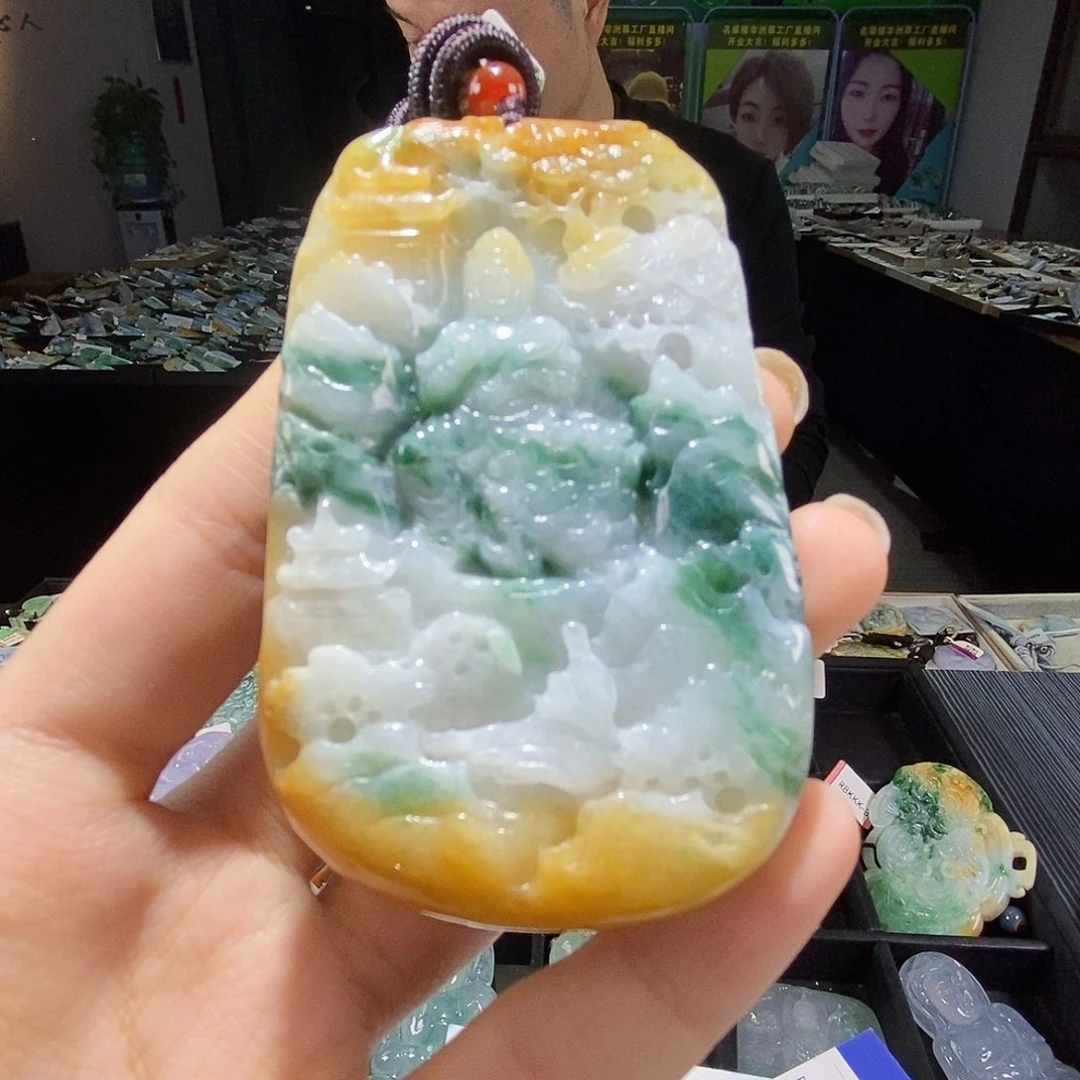 颈饰未镶嵌翡翠翡翠