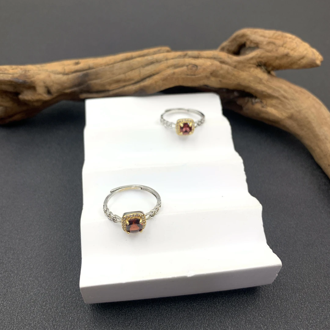 石榴石戒指-多样性发一-251124003【尺寸约4mm】